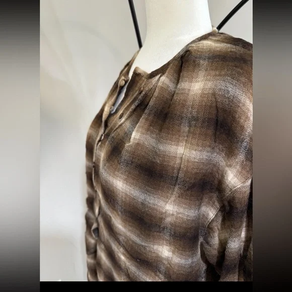 Zara plaid blouse - Picture 7 of 13